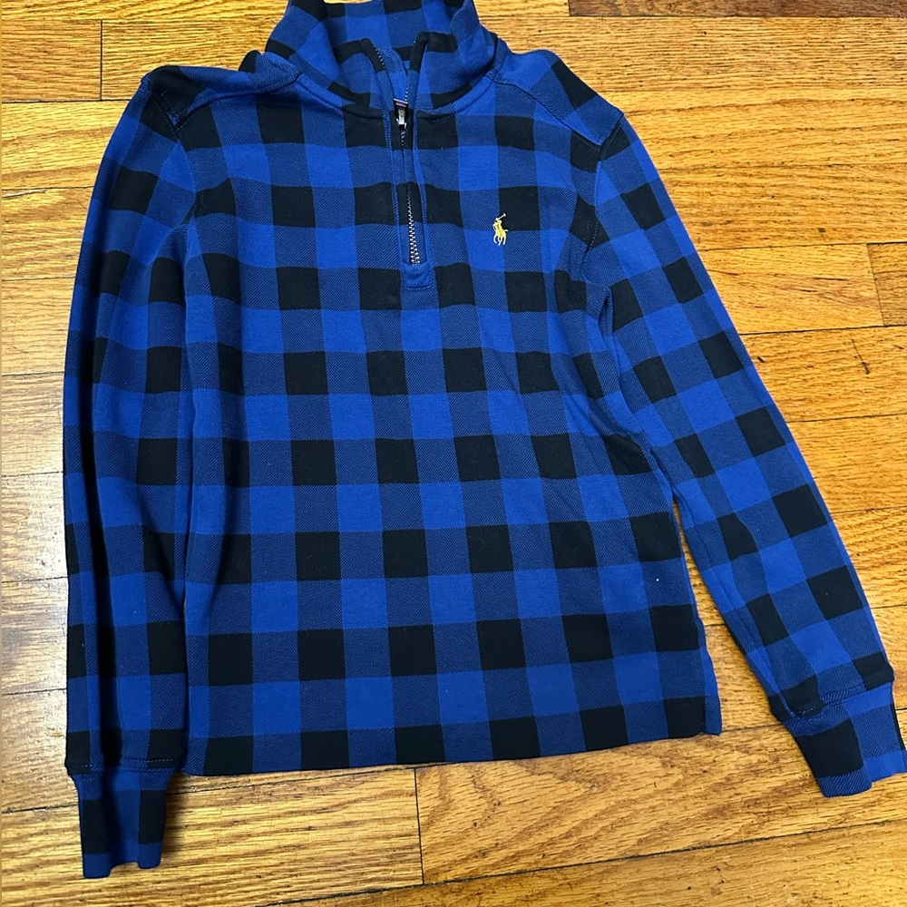 Polo Ralph Lauren Blue and Black sweatshirt size 5